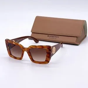 NEW SUNGLASSES BURBERRY DAISY BE4344 3940/13 WOMEN EYEWEAR BURBERRY DAISY B 4344 Burberry DAISY BE 4344 Spotted Brown/Brown Shaded (3940/13  main image 2